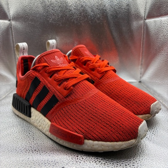 adidas Other - Size 9 Adidas NMD_R1 Core Red Black Mens Lace-Up Comfort Running Shoes BB2885